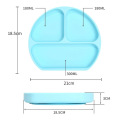 silicone baby feeding divider silicone suction plate for kids